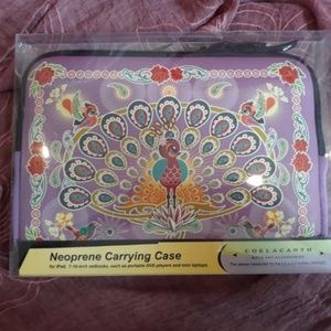 Tablet IPad Sleeve Carry Case Cover Peacock Purple